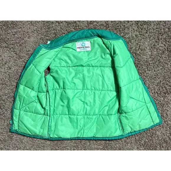 1970's Green Color Blocked Down Puffer Vest from Pacific Trail - Picture 8 of 10